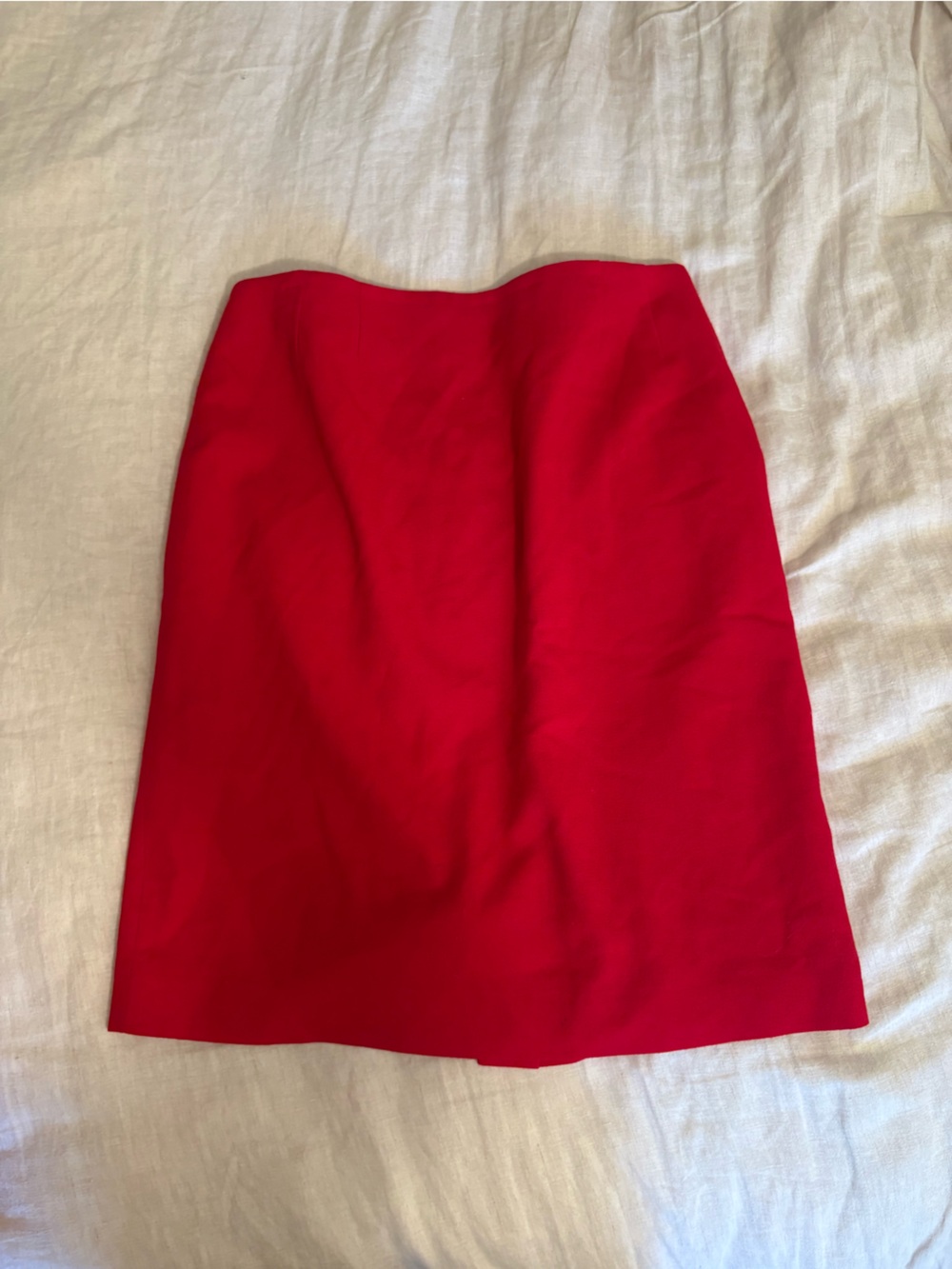 Valerie Stevens Red Mini Straight Skirt